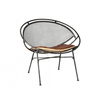 Parson Metal Lounge Chair