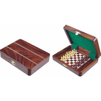 Wooden Travel Pagged Chess