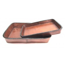 Set of 2 coin trays
